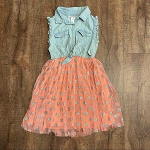 Justice Jean & Polka Dot Country Dress